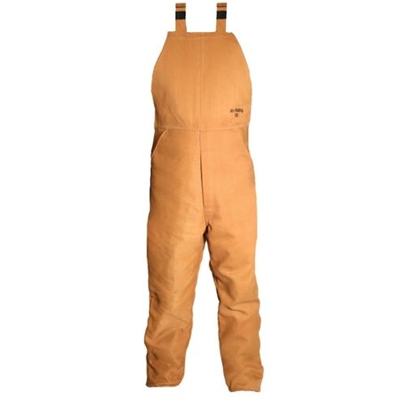 National Safety Apparel ARCGUARD BROWN BIB OVERALL-XL, MULTI-LAYER KEVLAR/ NOMEX/PARA C45KDQTXL32